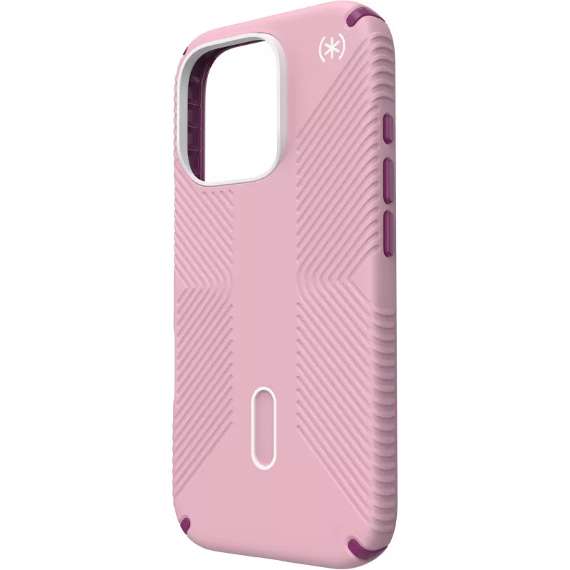 Speck Presidio2 Grip + ClickLock Apple iPhone 16 Pro Wednesday Pink – con Microban