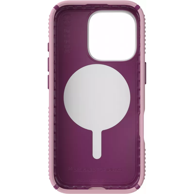 Speck Presidio2 Grip + ClickLock Apple iPhone 16 Pro Wednesday Pink – con Microban