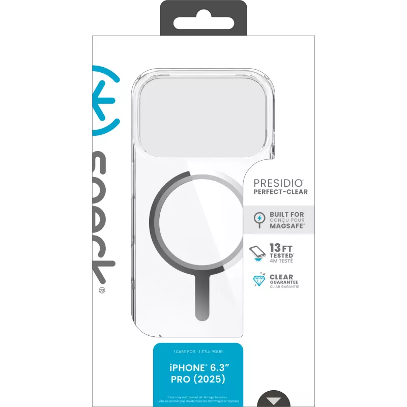 Speck Presidio Perfect Clear Funda MagSafe iP 17 Pro