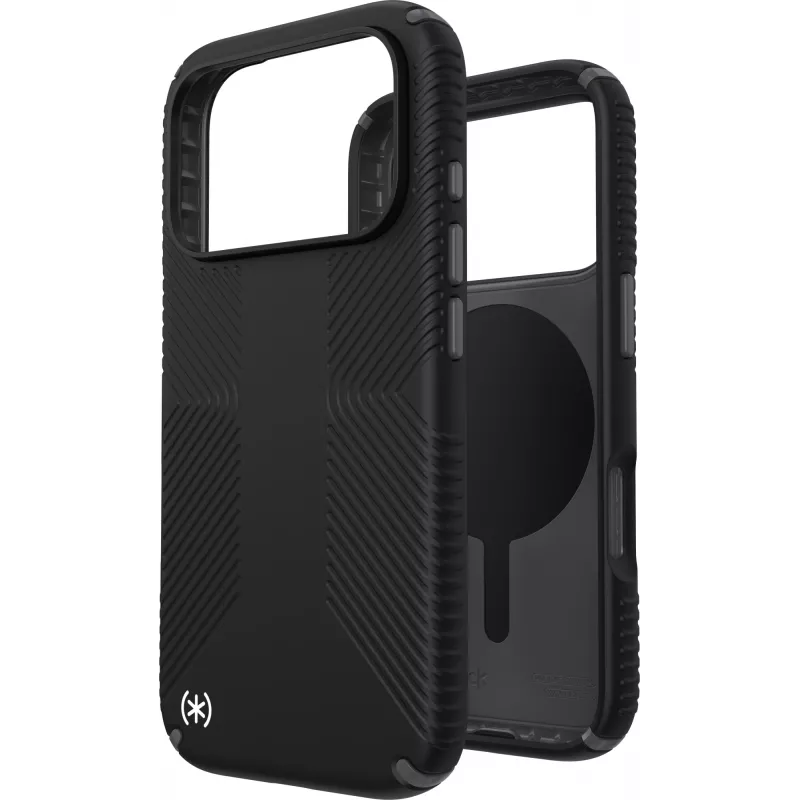 Speck Presidio2 Grip + MS Apple iPhone 17 Pro Negra – con Microban