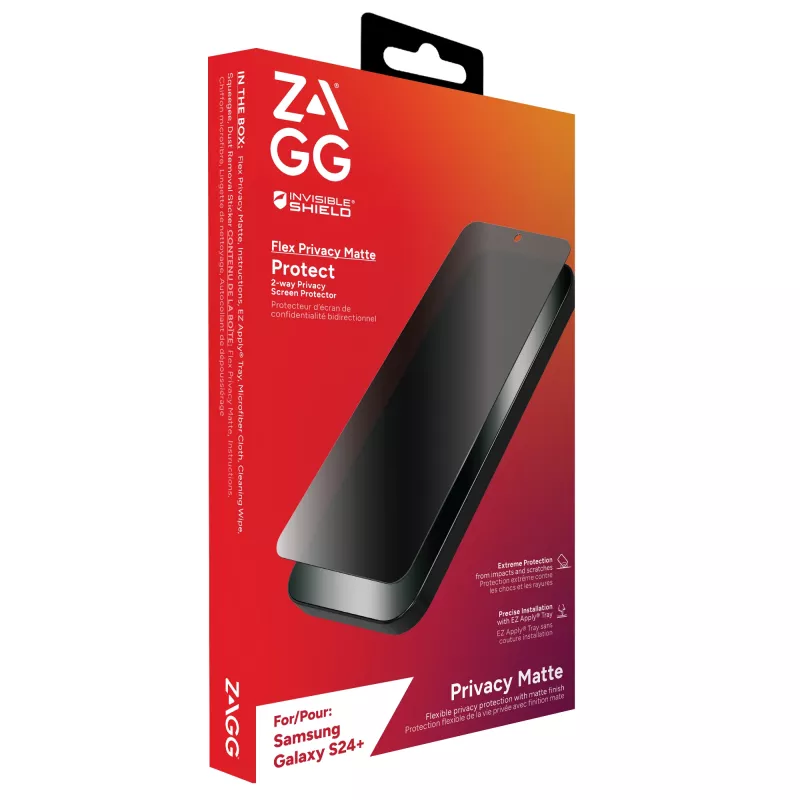InvisibleShield Flex Privacy Matte B Samsung Galaxy S24+ Pantalla INTL