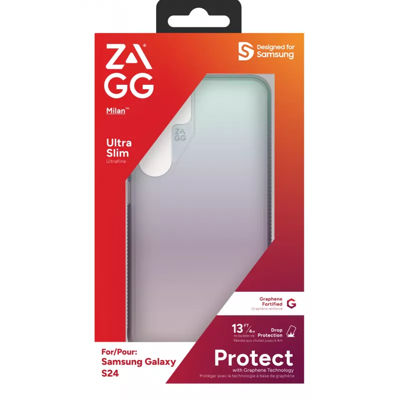 ZAGG Milan Galaxy S24 Iridescent, funda, Samsung, Galaxy S24, 15,8 cm (6,2