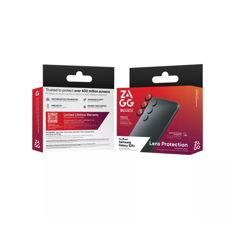 ZAGG InvisibleShield Glass - objetivo