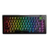 Glorious Gaming GMMK 3 PRO 75% Prebuilt Wireless Negro - US, Con cable e inalámbrico, USB + RF Wireless + Bluetooth, Mecánico, QWERTY, RGB LED, Negro