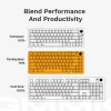 Glorious Gaming GMMK 3 75% Prebuilt Wired Negro - FR, Con cable, USB, Mecánico, AZERTY, RGB LED, Negro