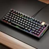 Glorious Gaming GMMK 3 HE 75% Prebuilt Wired Negro - FR, Con cable, USB, Mecánico, AZERTY, RGB LED, Negro