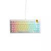 Glorious Gaming GMMK 3 HE 75% Prebuilt Wired White - FR, con cable, USB, mecánico, AZERTY, RGB LED, blanco