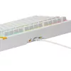 Glorious Gaming GMMK 3 HE 75% Prebuilt Wired White - FR, con cable, USB, mecánico, AZERTY, RGB LED, blanco
