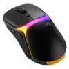 Glorious Gaming Model O3 Wireless ratón gaming – sistema InfinitePlay de baterías intercambiables, sondeo 8k, interruptores ópticos con 130 millones de clics, ultraligero de 66 g, sensor óptico 30K-DPI, RGB – negro