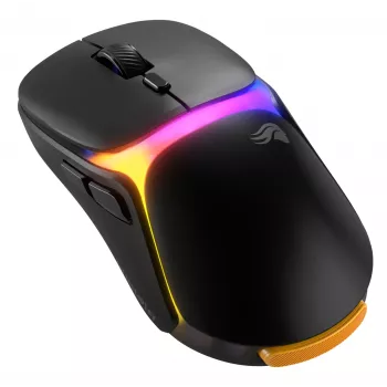 Glorious Gaming Model O3 Wireless ratón gaming – sistema InfinitePlay de baterías intercambiables, sondeo 8k, interruptores ópticos con 130 millones de clics, ultraligero de 66 g, sensor óptico 30K-DPI, RGB – negro