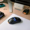 Glorious Gaming Model O3 Wireless ratón gaming – sistema InfinitePlay de baterías intercambiables, sondeo 8k, interruptores ópticos con 130 millones de clics, ultraligero de 66 g, sensor óptico 30K-DPI, RGB – negro