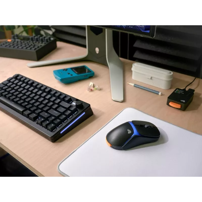 Glorious Gaming Model O3 Wireless ratón gaming – sistema InfinitePlay de baterías intercambiables, sondeo 8k, interruptores ópticos con 130 millones de clics, ultraligero de 66 g, sensor óptico 30K-DPI, RGB – negro