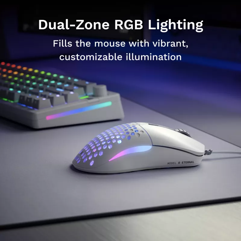 Glorious Gaming Model O Eternal Ratón Diestro USB Type-A Óptico 12000 DPI