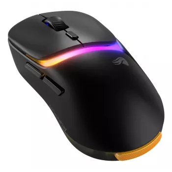 Glorious Gaming Model D3 Wireless ratón gaming – sistema InfinitePlay de baterías intercambiables, sondeo 8k, interruptores ópticos con 130M clics, ultraligero 69g, sensor óptico 30K-DPI, RGB – negro
