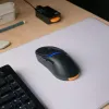 Glorious Gaming Model D3 Wireless ratón gaming – sistema InfinitePlay de baterías intercambiables, sondeo 8k, interruptores ópticos con 130M clics, ultraligero 69g, sensor óptico 30K-DPI, RGB – negro