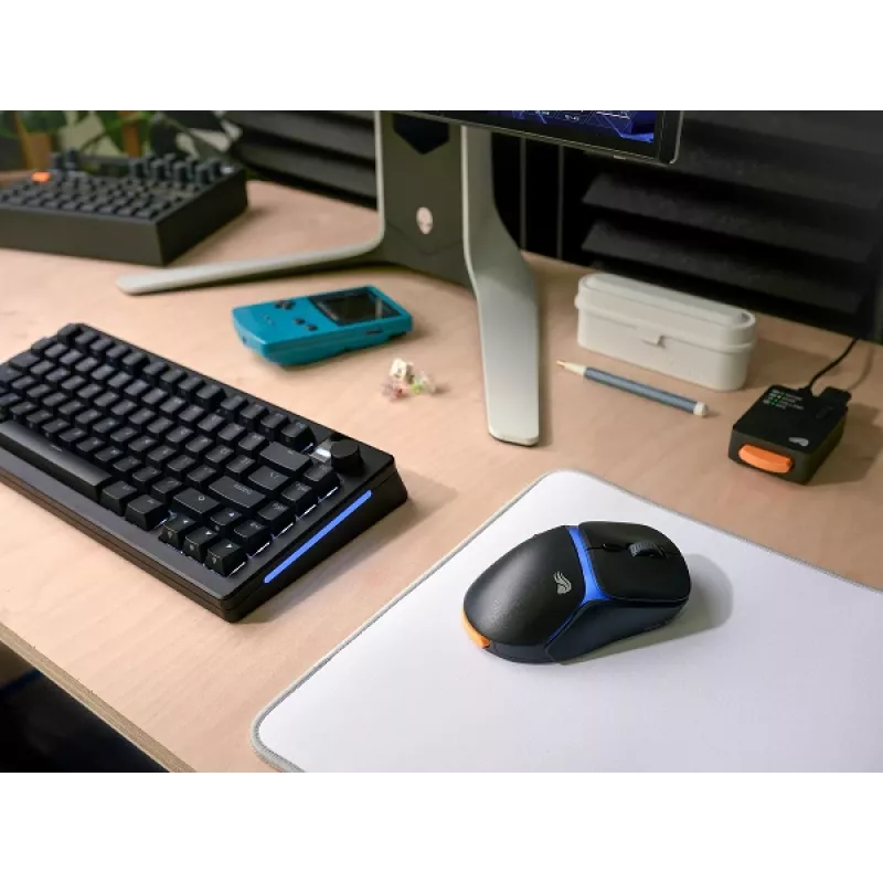 Glorious Gaming Model D3 Wireless ratón gaming – sistema InfinitePlay de baterías intercambiables, sondeo 8k, interruptores ópticos con 130M clics, ultraligero 69g, sensor óptico 30K-DPI, RGB – negro