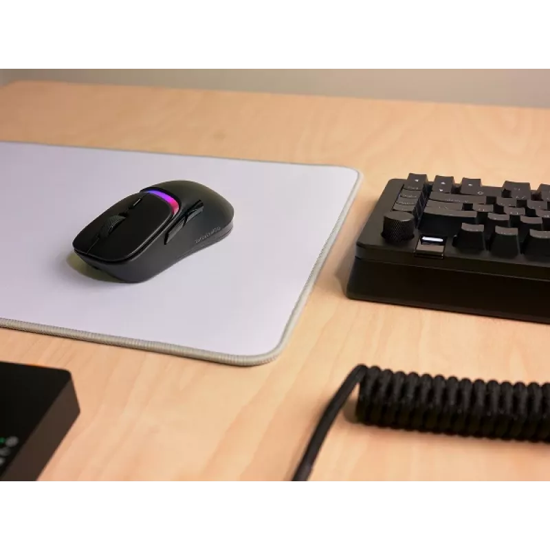 Glorious Gaming Model D3 Wireless ratón gaming – sistema InfinitePlay de baterías intercambiables, sondeo 8k, interruptores ópticos con 130M clics, ultraligero 69g, sensor óptico 30K-DPI, RGB – negro