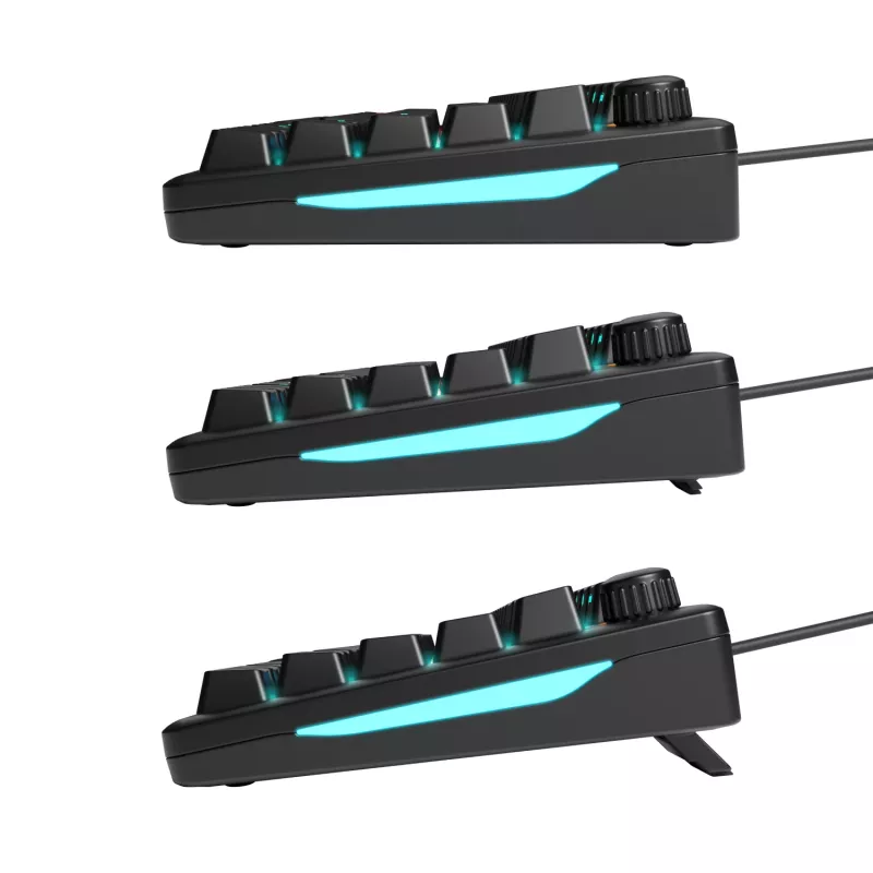 Glorious Gaming GMBK 75% Teclado USB QWERTY Inglés de EE. UU. Negro