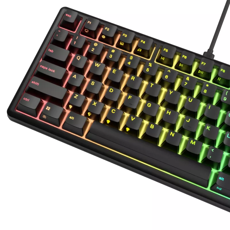 Glorious Gaming GMBK 75% Teclado USB QWERTY Inglés de EE. UU. Negro