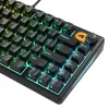 Glorious Gaming GMBK 75% Teclado USB QWERTY Inglés de EE. UU. Negro