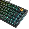 Glorious Gaming GMBK 75% Teclado USB AZERTY Francés Negro