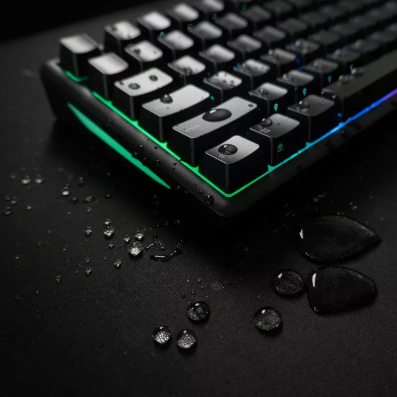 Glorious Gaming GMBK 75% Teclado USB AZERTY Francés Negro