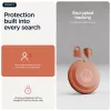 Localizador Motorola moto tag 2 — rastreador universal, naranja, pila CR2032, hasta 14400 h, 7,4 g, Ø 31,9 mm, 8 mm