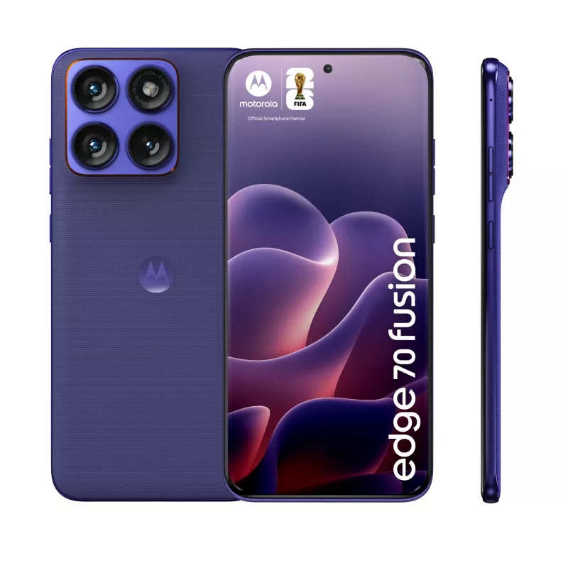 Motorola edge 70 fusion 17,2 cm (6,78 inch) Dual SIM Android 16.0 5G USB Type-C 12 GB 256 GB 7000 mAh Violeta