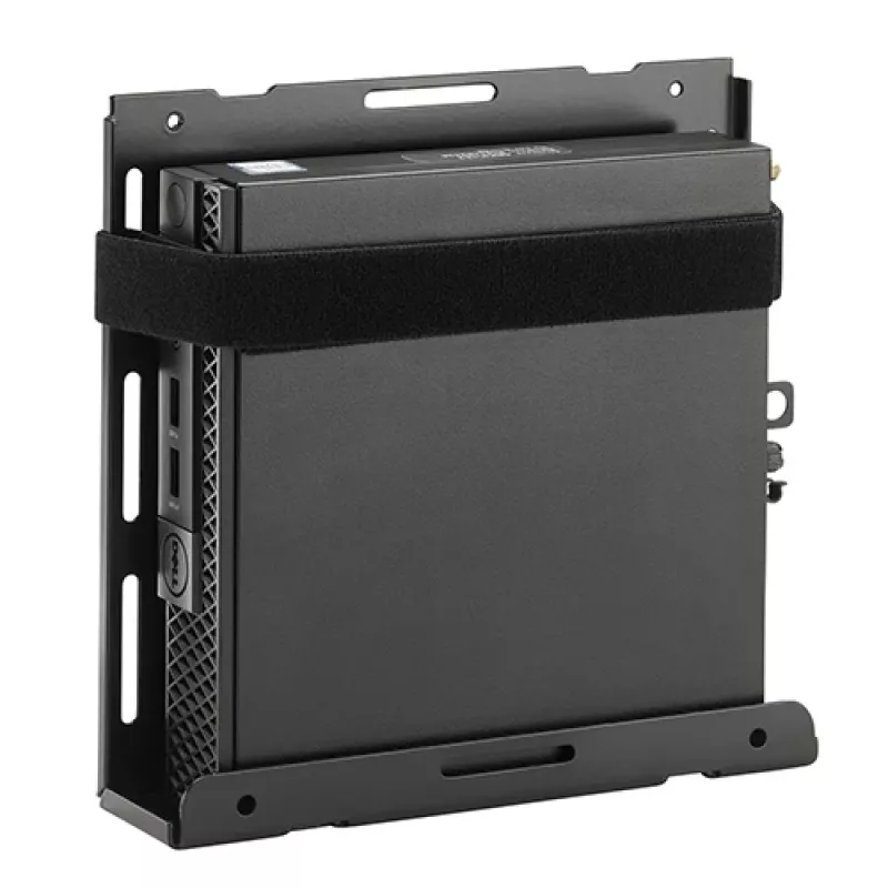 Kit de montaje Chief KRA232B – soporte de columna para thin client/PC, acero, negro, carga máx. 1,36 kg