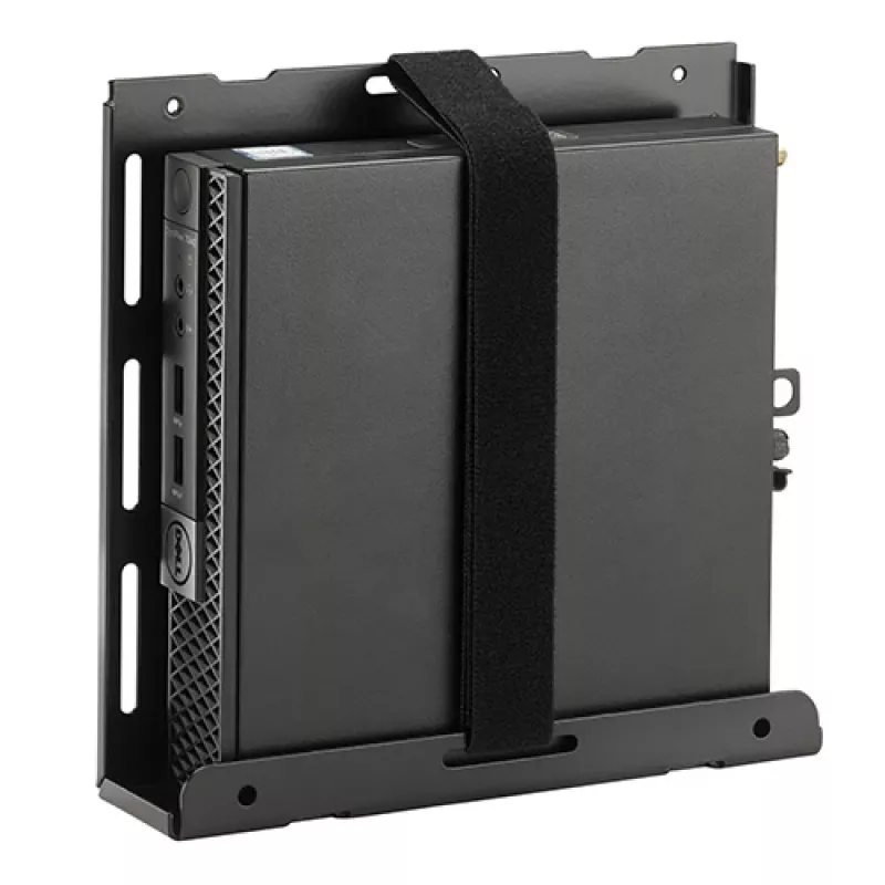 Kit de montaje Chief KRA232B – soporte de columna para thin client/PC, acero, negro, carga máx. 1,36 kg