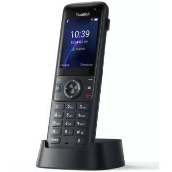 Teléfono IP Yealink AX83H negro con pantalla TFT y Wi‑Fi