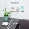 TooQ GAN cargador de pared USB-C/PD 30W, blanco, interior, AC, blanco