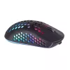 Mars Gaming MMW3, ratón gaming inalámbrico, RGB Flow, ultraligero 79g, 3200DPI, negro