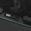 Mars Gaming MNBC6, base refrigeradora + soporte XL 19'' ARGB, 3 ventiladores, soporte móvil