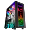 Mars Gaming MC-ART negro caja PC gaming ATX cristal templado doblemente pintado ARGB 12 modos ventilador 12cm