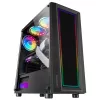 Mars Gaming MC-ART negro caja PC gaming ATX cristal templado doblemente pintado ARGB 12 modos ventilador 12cm