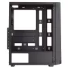 Mars Gaming MC-ART negro caja PC gaming ATX cristal templado doblemente pintado ARGB 12 modos ventilador 12cm