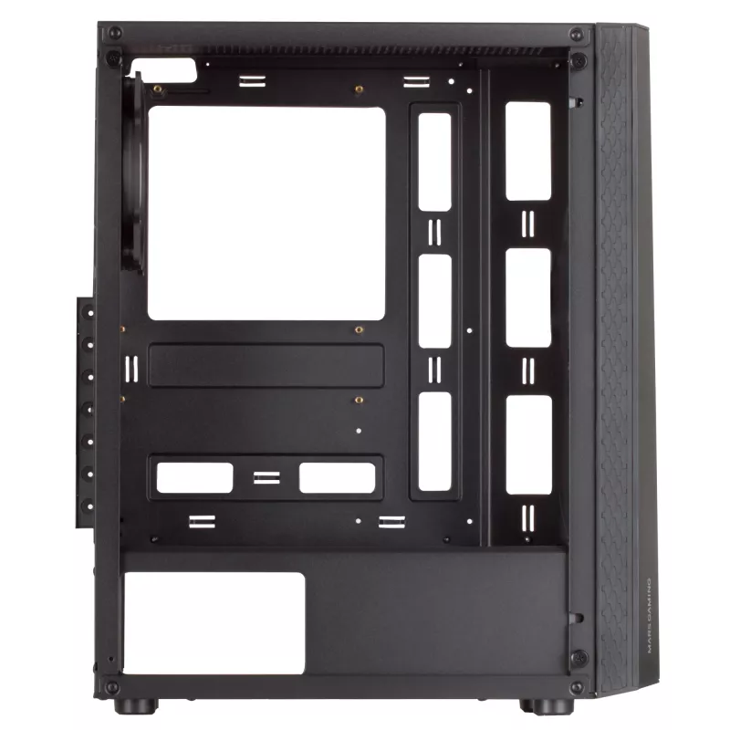Mars Gaming MC-ART negro caja PC gaming ATX cristal templado doblemente pintado ARGB 12 modos ventilador 12cm