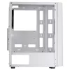Mars Gaming MC-ART blanco caja PC gaming ATX cristal templado doblemente pintado ARGB 12 modos ventilador 120 mm