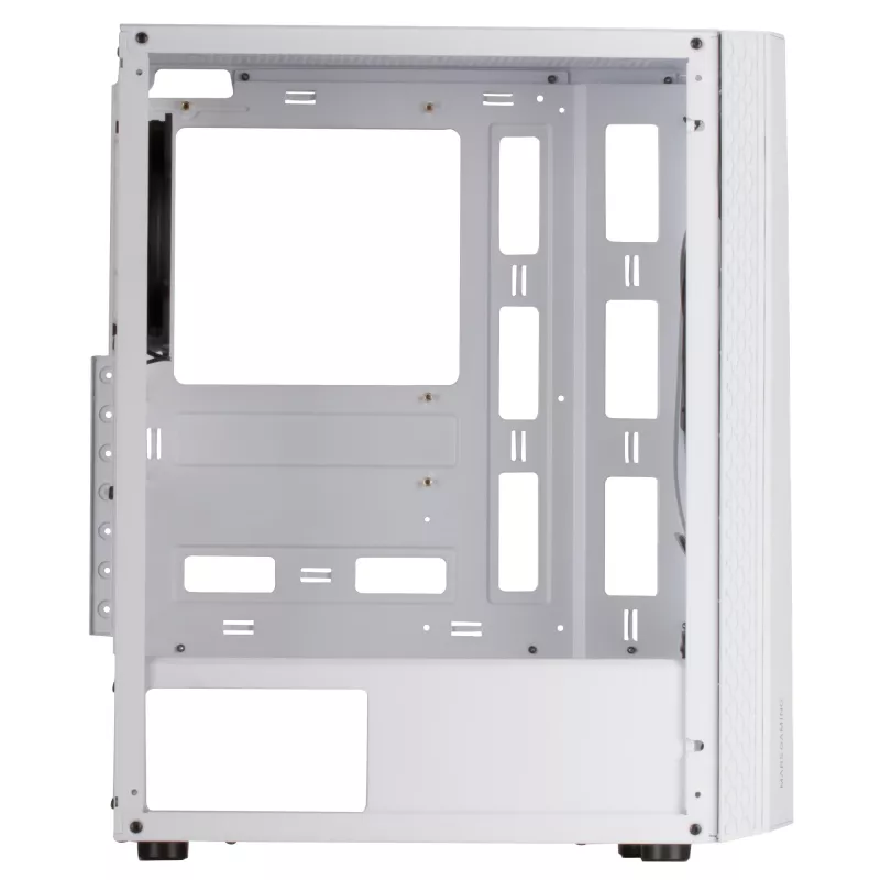 Mars Gaming MC-ART blanco caja PC gaming ATX cristal templado doblemente pintado ARGB 12 modos ventilador 120 mm