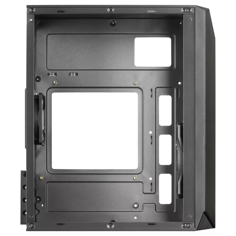 Mars Gaming MC-S1 negro caja PC gaming micro-ATX compacta iluminación ARGB 12 modos ventilador FRGB ventana lateral completa