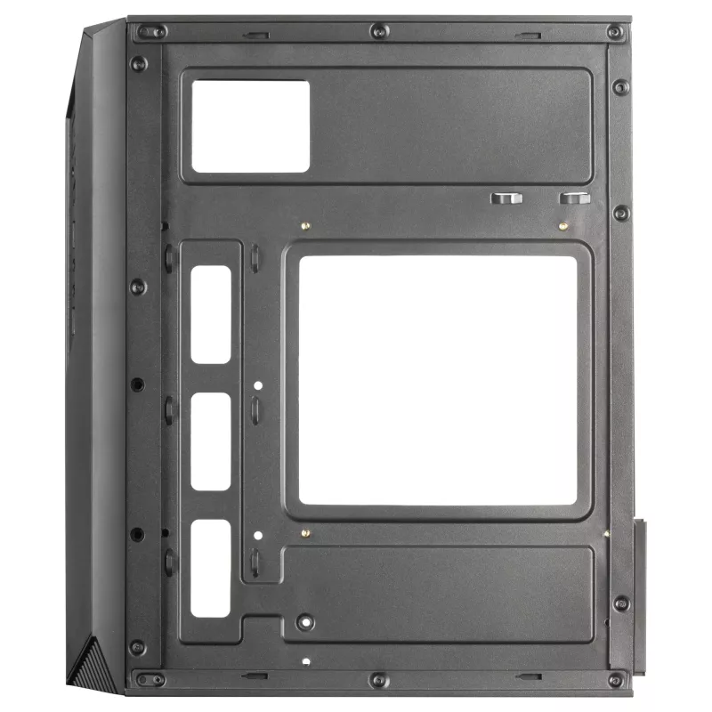 Mars Gaming MC-S1 negro caja PC gaming micro-ATX compacta iluminación ARGB 12 modos ventilador FRGB ventana lateral completa