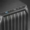 Mars Gaming MC-S2 Carcasa de PC gaming micro-ATX compacta negra con 2 ventiladores FRGB arcoíris, rejilla frontal y ventana lateral continua