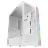 Mars Gaming MC-ULTRA White Torre gaming E-ATX Custom XXL con doble tira LED ARGB, doble ventana de cristal templado, estructura de doble cámara vertical