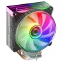 Mars Gaming MCPU-VR Negro Disipador de CPU con doble espejo infinito ARGB, 4 heatpipes HCT, 180 W TDP, ventilador PWM de 12 cm ultrasilencioso