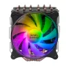 Mars Gaming MCPU-XT Negro disipador de CPU refrigeración Dual Tower 6 heatpipes HCT TDP 300W 2 ventiladores ARGB PWM de 12cm