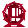Mars Gaming MCORB Rojo Carcasa de PC gaming micro-ATX XL con diseño redondo personalizado y doble cristal templado
