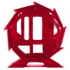 Mars Gaming MCORB Rojo Carcasa de PC gaming micro-ATX XL con diseño redondo personalizado y doble cristal templado