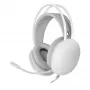 Mars Gaming MH-GLOW Blanco Auriculares 360° Full Chroma RGB Flow con micrófono con cancelación de ruido, diseño ultraligero, almohadillas de espuma viscoelástica, compatibilidad universal