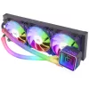 Mars Gaming ML-ULTRA360 Negro refrigeración líquida de CPU TDP 650W Infinity Mirror 3 ventiladores FDB ARGB silenciosos tubos ARGB multisocket universal